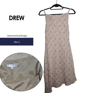 Asymmetrical design spaghetti strap dress